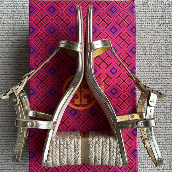 🎉HP🎉Tory burch miller 65mm espadrille sandals - Picture 7 of 16
